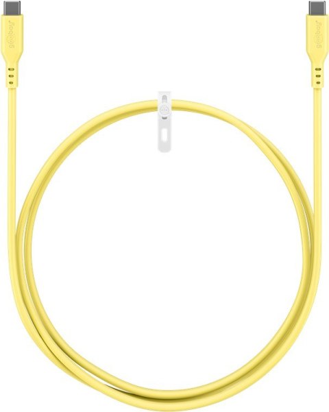 Kabel silikonowy Goobay USB-C, 1,5 m, żółty