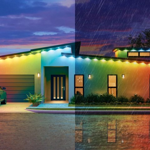 Nanoleaf Smart Multicolor Permanent Outdoor Lights Smarter Kit, 15m|16+ milionów kolorów