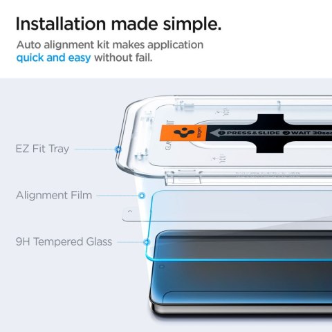 Szkło hartowane na Samsung Galaxy S24 / S25 Glas.tR EZ Fit - 2 szt.