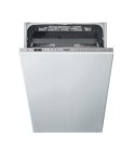 Zmywarka Whirlpool | WSIO 3T223 PCE X | Do zabudowy | Szerokość 45 cm | Liczba kompletów naczyń 10 | Liczba programów 7 | Klasa 