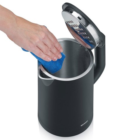 SEVERIN CZAJNIK ELEKTR. , OBUDOWA COOL-TOUCH, STAL- PLASTIK, POJ. 1,7 L, REG. TEMP. W ZAKRESIE 30°C-100°C, 2200W WK3483
