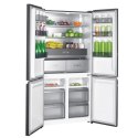 Lodówka Multi Door MPM-503-SSI-11 czarne szkło, 190 cm, Total No Frost, Slot-In