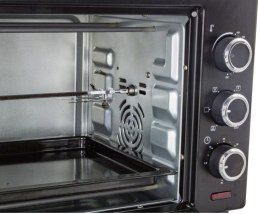 Mini piekarnik z konwekcją i rożnem Esperanza NAPOLI EKO006 (Pokrętło; 1600W; kolor czarny)