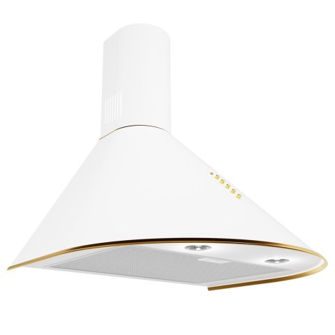Okap kominowy AKPO WK-4 DANDYS GOLD 60 cm | LED | biały