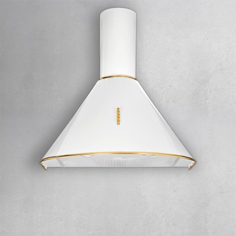 Okap kominowy AKPO WK-4 DANDYS GOLD 60 cm | LED | biały