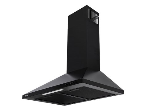 Okap kominowy MAAN Vela 2 60 cm | LED | filtry aluminiowe | czarny