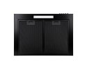 Okap kominowy MAAN Vela 2 60 cm | LED | filtry aluminiowe | czarny