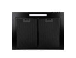Okap kominowy MAAN Vela 2 60 cm | LED | filtry aluminiowe | czarny