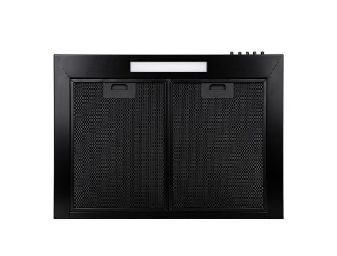 Okap kominowy MAAN Vela 2 60 cm | LED | filtry aluminiowe | czarny