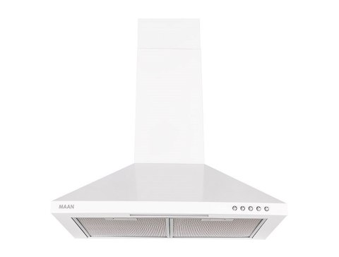 Okap kominowy MAAN Vela 2 50 cm | LED | filtry aluminiowe | biały