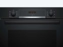 Piekarnik elektryczny Bosch HBA514BB3 Serie 4 71 l | termoobieg 3D | AquaStop | prowadnice teleskopowe | czarny