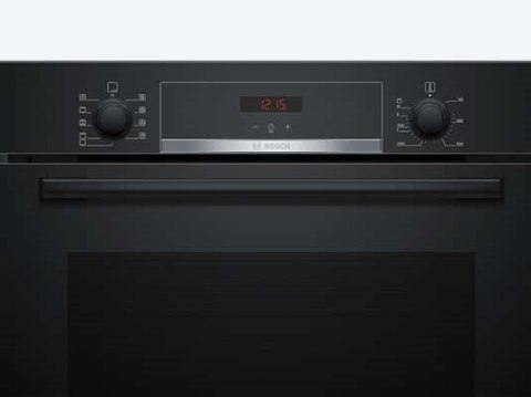 Piekarnik elektryczny Bosch HBA514BB3 Serie 4 71 l | termoobieg 3D | AquaStop | prowadnice teleskopowe | czarny