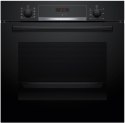 Piekarnik elektryczny Bosch HBA514BB3 Serie 4 71 l | termoobieg 3D | AquaStop | prowadnice teleskopowe | czarny