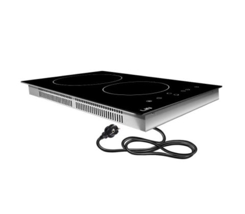 Płyta ceramiczna LIN LC-G3048 30 cm | 2 pola | wskaźnik ciepła resztkowego | timer | czarny