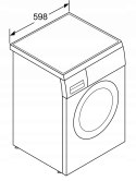 Pralka do zabudowy BOSCH WUU28T10PL Serie 6 9 kg 1400 obr/min | SpeedPerfect | EcoSilence Drive | Iron Assist
