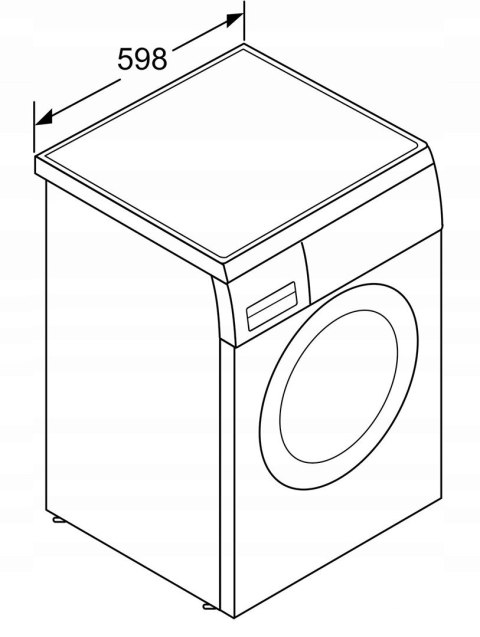 Pralka do zabudowy BOSCH WUU28T10PL Serie 6 9 kg 1400 obr/min | SpeedPerfect | EcoSilence Drive | Iron Assist