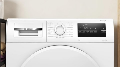Suszarka BOSCH WTH83277PL z pompą ciepła, 8kg, klasa D ,65 dB ,AutoDry