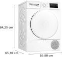 Suszarka BOSCH WTH83277PL z pompą ciepła, 8kg, klasa D ,65 dB ,AutoDry