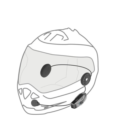 Interkom motocyklowy INTERPHONE U-COM 6R, komplet na 2 kaski