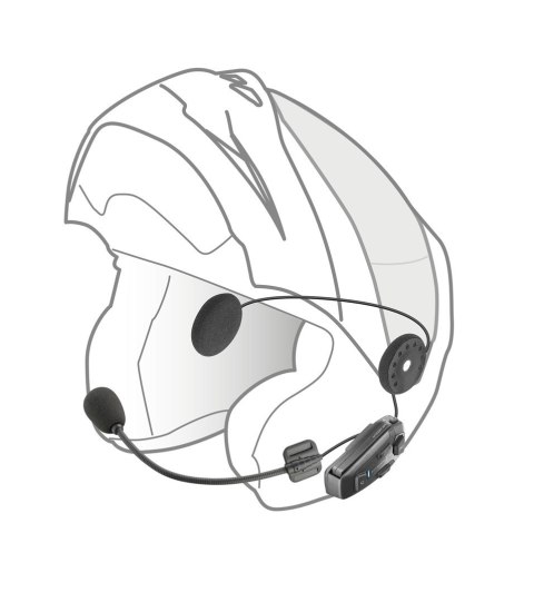 Interkom motocyklowy INTERPHONE U-COM 8R, komplet na 2 kaski