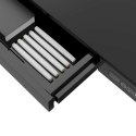 Activejet Biurko z elektryczną regulacją wysokości ET119W-C czarne. Wymiar blatu 140 x 70 cm.