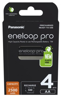 PANASONIC ENELOOP PRO AA 2500mAh 4 szt