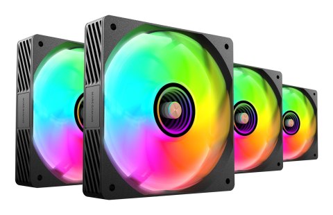 TACENS MARS MF-SI4KIT FANS 120 ARGB x4 BK- wentylatory+hub+pilot (TACMARS-MFSI4KIT)