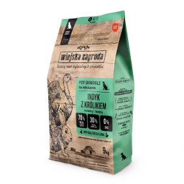 Wiejska Zagroda indyk z królikiem- sucha karma dla psa - 9kg