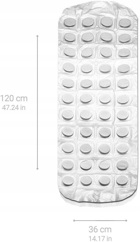 Mata do kąpieli Medisana Bath Spa New BBS 3 poziomy intensywności | hydromasaż | timer | 360 x 1200 mm