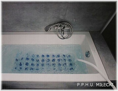 Mata do kąpieli Medisana Bath Spa New BBS 3 poziomy intensywności | hydromasaż | timer | 360 x 1200 mm