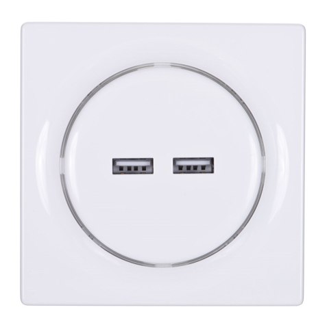 Inteligentne gniazdko USB FIBARO Walli N Outlet, białe (FGWU-021)