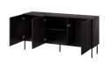 Komoda ISLA 150,5x40x75 czarny mat