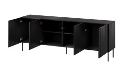 Komoda ISLA 200x40x75 czarny mat