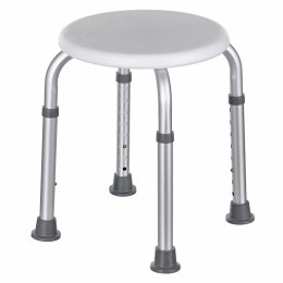 Taboret prysznicowy okrągły aluminiowy