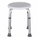 Taboret prysznicowy okrągły aluminiowy