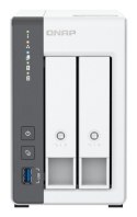 Qnap TS-216G, Tower, 2 x 2.5"/3.5" SATA, ARM 2.0GHz Quad core, 4GB, 1 x 2.5GbE + 1 x GbE, External adapter (PSU)