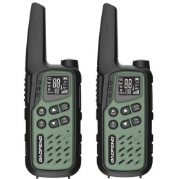 Krótkofalówka Baofeng BF-T25E zielona, 2 sztuki