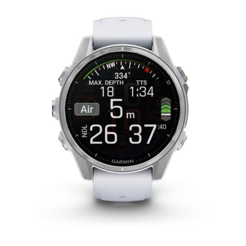 Zegarek Garmin Fenix 8, 43mm AMOLED Whitestone