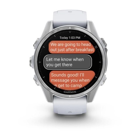 Zegarek Garmin Fenix 8, 43mm AMOLED Whitestone