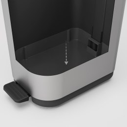 Rotho kosz na śmieci z pedałem RIBO biały 35L