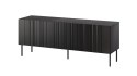 Szafka RTV ISLA 150,5x40x60 czarny mat