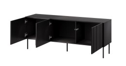 Szafka RTV ISLA 150,5x40x60 czarny mat