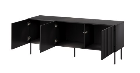 Szafka RTV ISLA 150,5x40x60 czarny mat