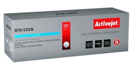 Activejet ATH-531N Toner (zamiennik HP 304A CC531A, Canon CRG-718C; Supreme; 2900 stron; niebieski)
