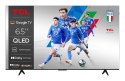 Telewizor TCL 65P79K QLED 65" 4K Ultra HD Google TV Dolby Atmos DVB-T2 Metaliczny