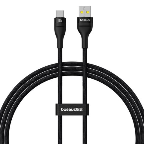 Kabel Baseus Flash 2 USB-USB C 100W 1m (czarny)