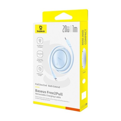 Kabel Baseus Free2Pull 20W 1m (niebieski)