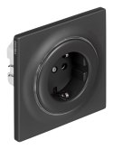 Inteligentne gniazdko elektryczne FIBARO Outlet Walli Type F, antracyt (FGWOF-011-8)
