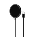 Ładowarka indukcyjna z MagSafe Magnetico 1m - czarna
