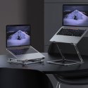 Podstawka uniwersalna rozkładana na laptop do 17'' - srebrna